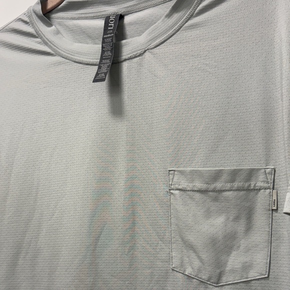 VOURI TRADEWIND POCKET PERFOMANCE T-SHIRT SEA GLASS HEATHER - Picture 4 of 5